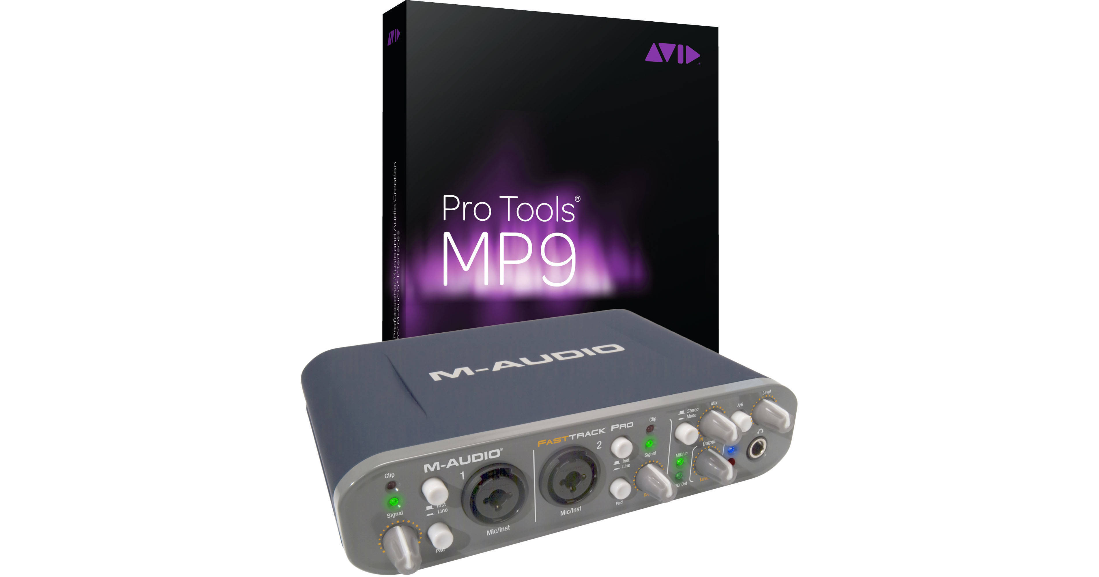 M-Audio Pro Tools MP + Fast Track Pro - 9900-65141-12 B&H Photo