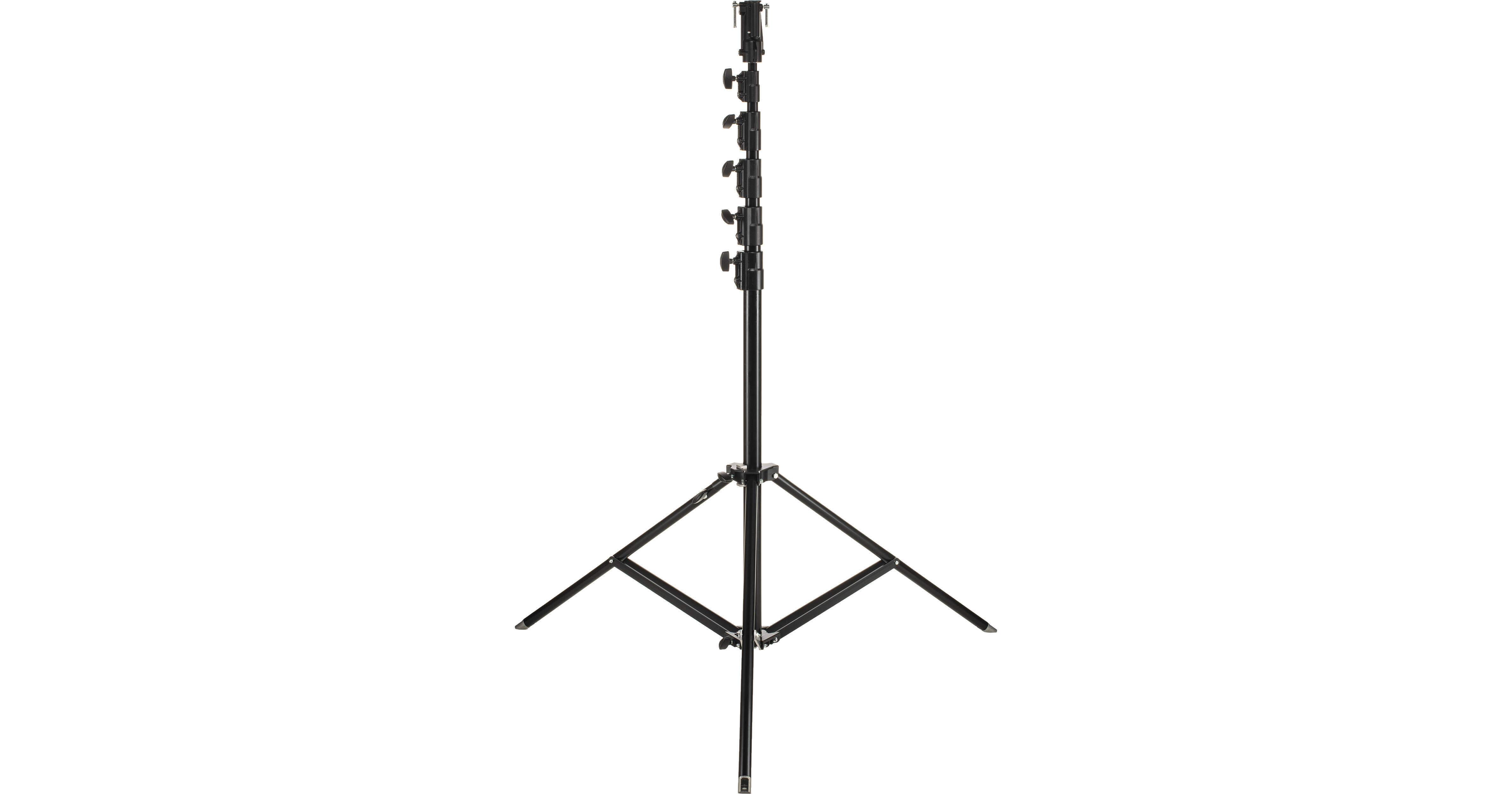 Trépied Manfrotto 269BU En Aluminium Noir - Hauteur Max 455 Cm, Charge 35 Kg, Idéal Pour Photo/vidéo Professionnelle