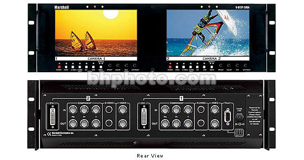 Marshall V-R63P-SDI - Triple Ecran LCD 5.8" Pour Rack (PAL/NTSC) Occasion