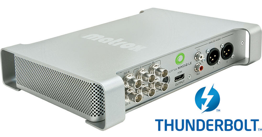 Matrox MXO2 LE (Thunderbolt) MXO2LE/N/T B&H Photo Video Matrox MXO2 LE (Thunderbolt) MXO2LE/N/T B&H Photo Video