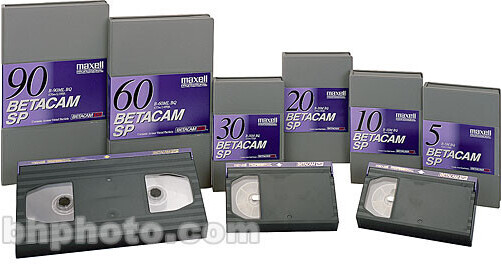 Lot De 4 Cassettes Digital Betacam Maxell B-D124L – Neuves, Déballées, Japon