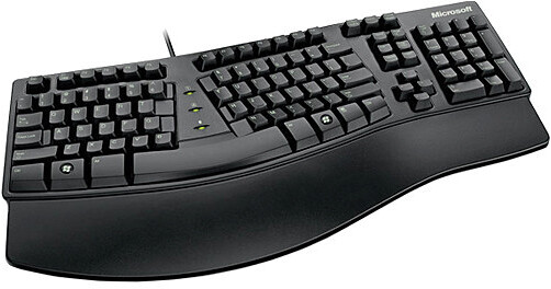 Microsoft Natural Keyboard Elite 本体 Microsoft Natural Keyboard Elite - USB and PS/2 (Black)