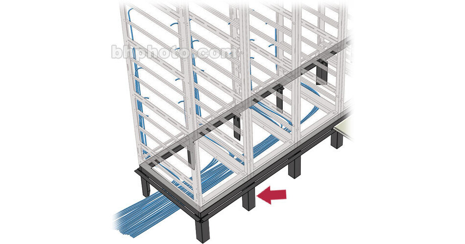 Bay Riser Middle Atlantic VFEET-5-12 5-Bay Riser Feet Set VFEET-5-12 B&H