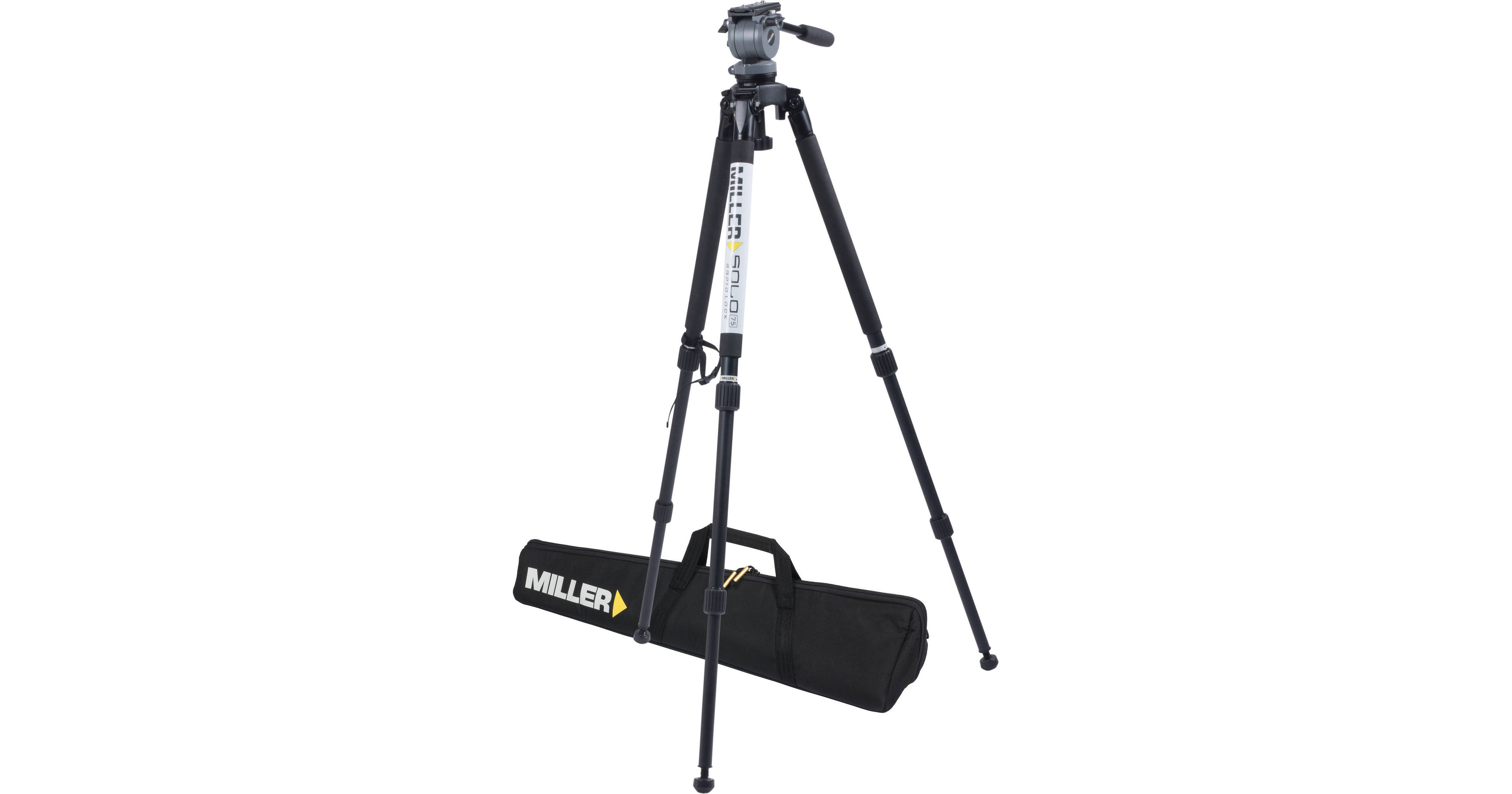Central Video - Miller 184 Tête fluide DS20 de 2,5 à 10 kg