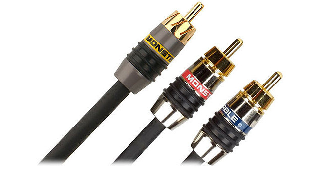 Monster Cable 3-RCA to 3-RCA Balanced Cable 119029 B&H Photo