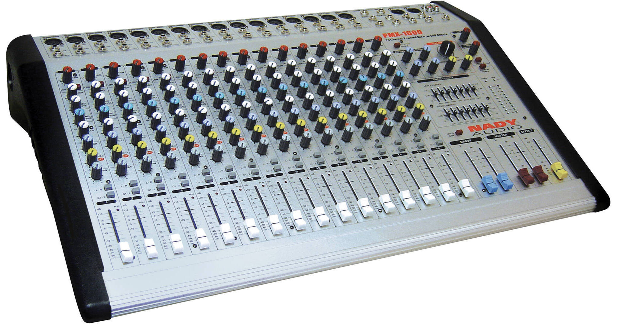 Nady PMX-1600 16-Channel/2-Bus Powered Console Mixer PMX-1600