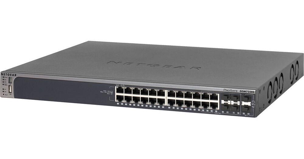 NETGEAR ProSafe GSM7328S 24-PORT Stackable GSM7328S-200NAS B&H