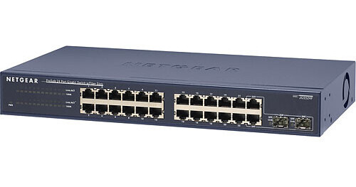 NETGEAR ProSafe 24-Port Gigabit Rackmount Switch with 2