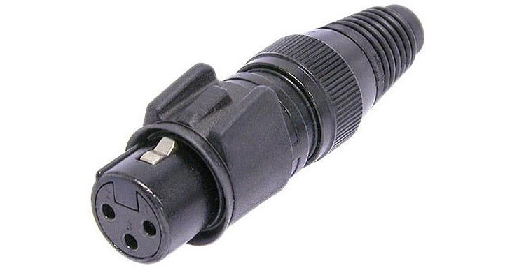 Neutrik NC3FX-HD-B 3-Pole XLR Female Cable Connector NC3FX-HD-B