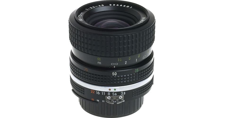 Nikon Zoom 35-70mm f/3.3-4.5 Macro AIS Manual Focus Lens 1474
