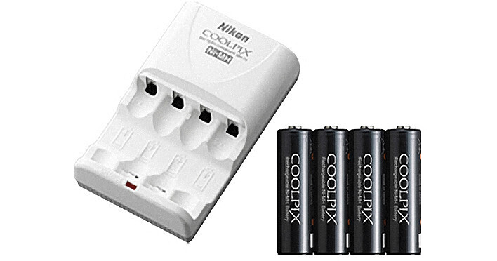 Nikon EN-MH2-B4/MH-73 Rechargeable Ni-MH Batteries and 25814 B&H