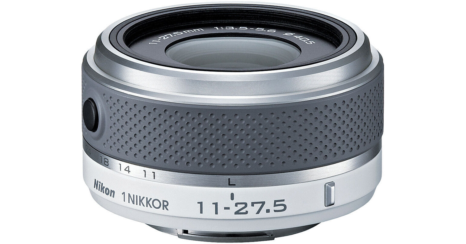 Nikon 1 NIKKOR 11-27.5mm f/3.5-5.6 Lens (White) 3322 B&H Photo