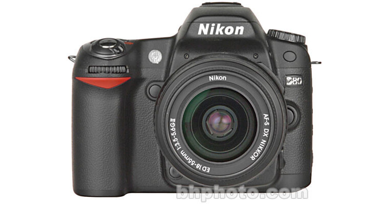 Nikon D80 SLR Digital Camera Kit with 18-55mm Lens 9425 B&H