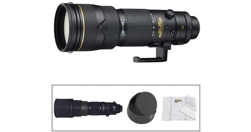 Nikon AF-S 200-400mm f/4G ED VR II Lens with Black LensCoat