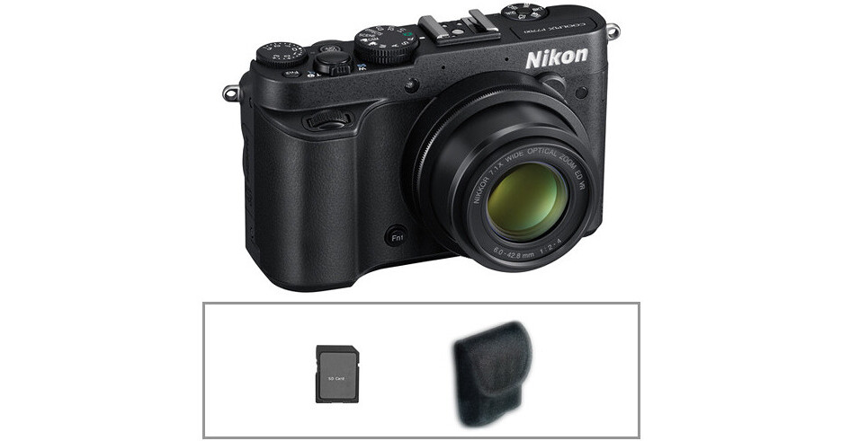 Nikon COOLPIX P7700 Digital Camera with Basic Accessory Kit