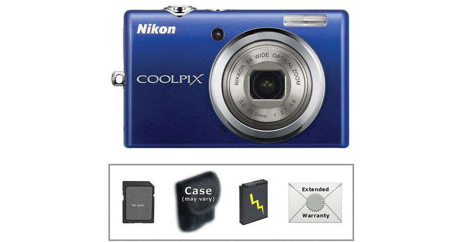 Nikon Coolpix S570 Digital Camera With Deluxe Accessory Kit