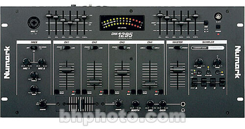 Numark DM1295 - DJ Mixer with Sampler DM1295 B&H Photo Video