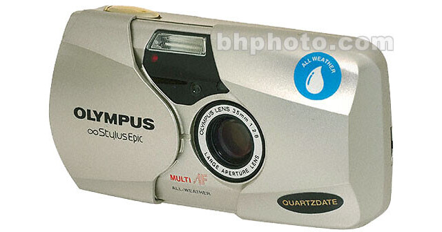 Olympus Stylus Epic QD Camera (Champagne Gold) 120020 B&H Photo