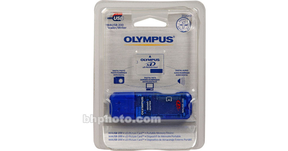 Olympus MAUSB-200 xD-Picture Card Reader/Writer 202049 B&H Photo