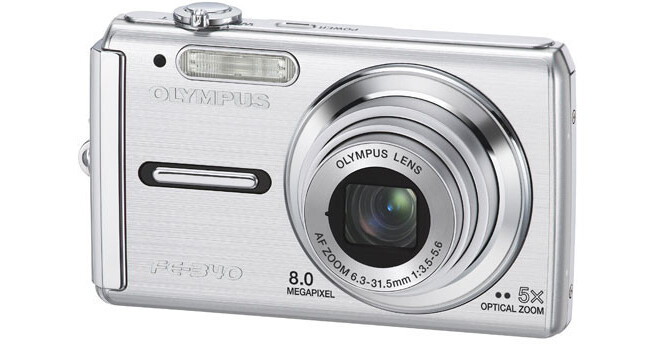 Olympus FE-340 Digital Camera (Silver) 226220 B&H Photo Video