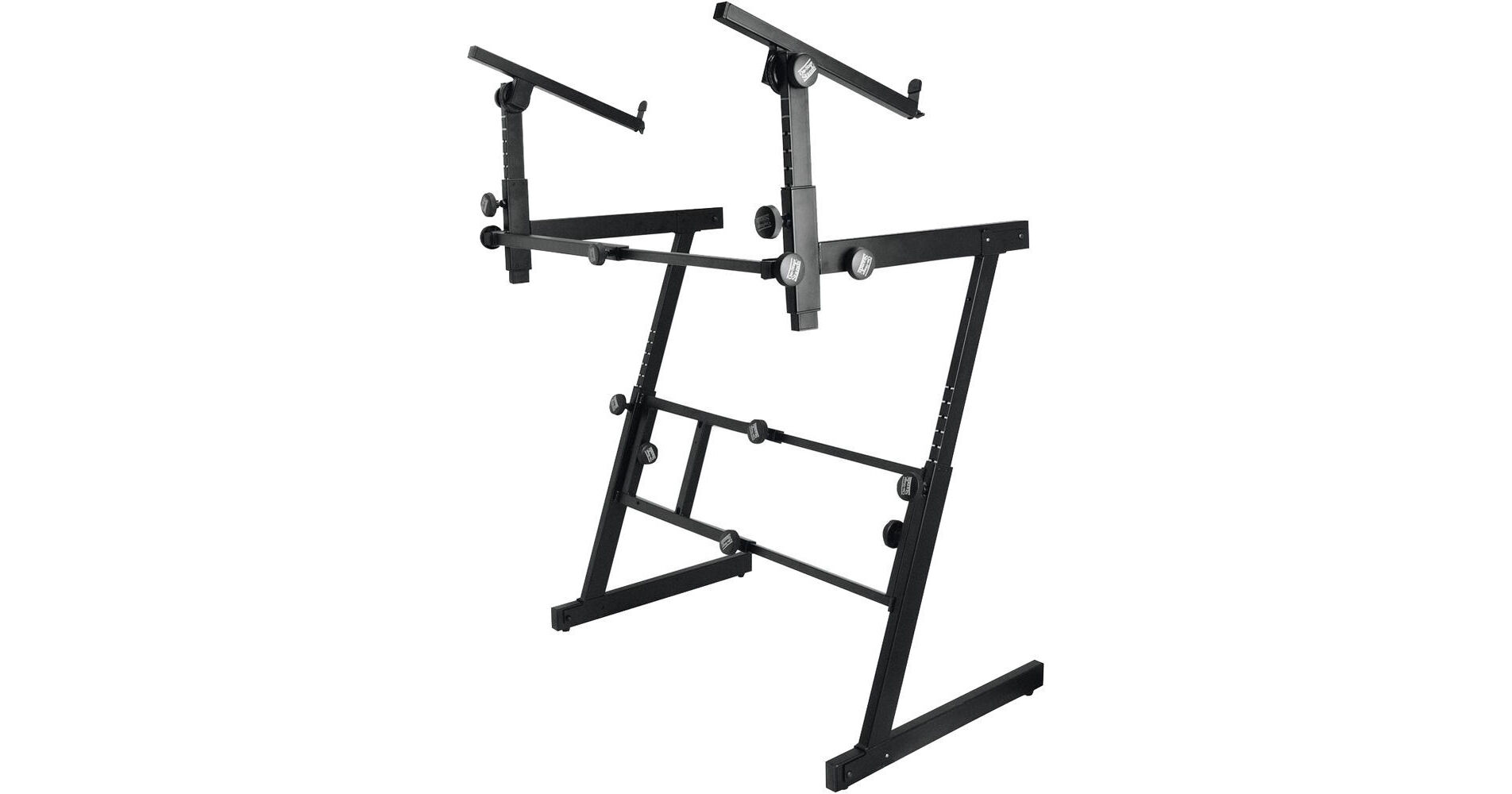 On-Stage KS7365EJ Folding-Z Two-Tier Keyboard Stand KS7365EJ