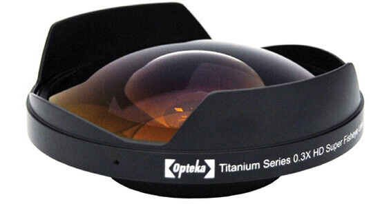 Opteka 112mm Titanium 0.3x HD Ultra Fisheye Adapter OPTSCGL2FE