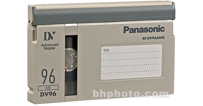 Panasonic AY-DV96AMQ 96 minutes DV Cassette AYDV96AMQ B&H Photo