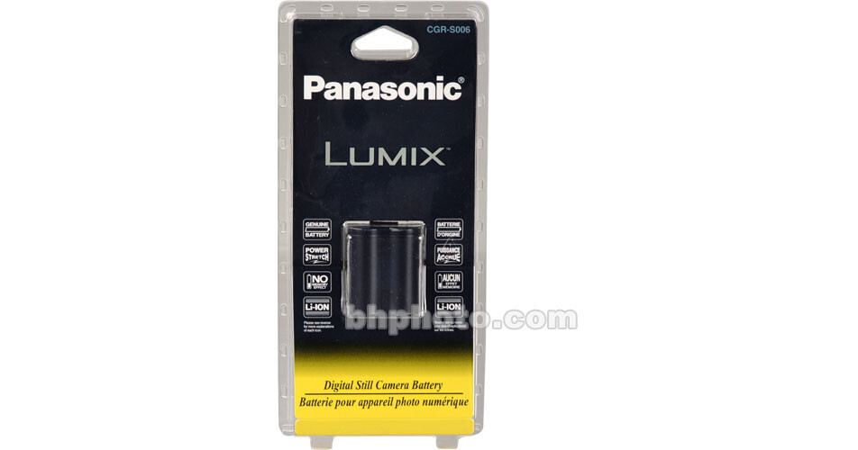Panasonic CGR-S006 Rechargeable Lithium-Ion Battery CGR-S006A/1B