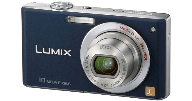 Panasonic パナソニック DMC-FX35 Panasonic Lumix DMC-FX35 Digital Camera (Blue) DMCFX35A B&H