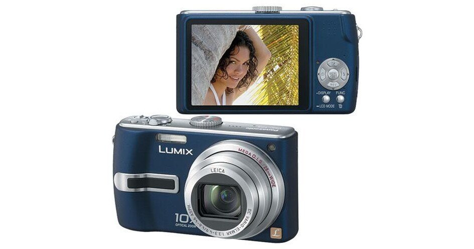 Panasonic Lumix DMC-TZ3 Digital Camera (Blue) DMCTZ3A B&H Photo