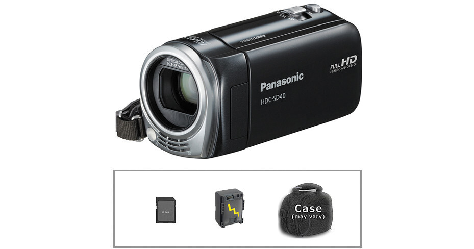 Panasonic HDC-SD40 High Definition Camcorder with Basic
