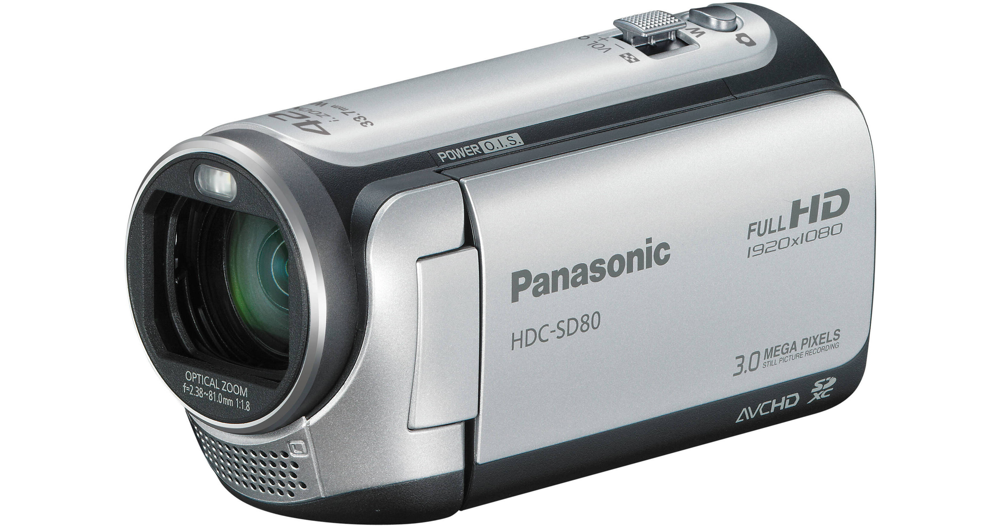Panasonic HDC-SD80 High Definition Camcorder (Silver) HDC-SD80S