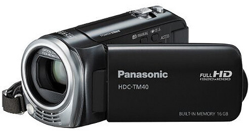 Panasonic 16GB HDC-TM40 HD Camcorder (Gray) HDC-TM40 B&H Photo