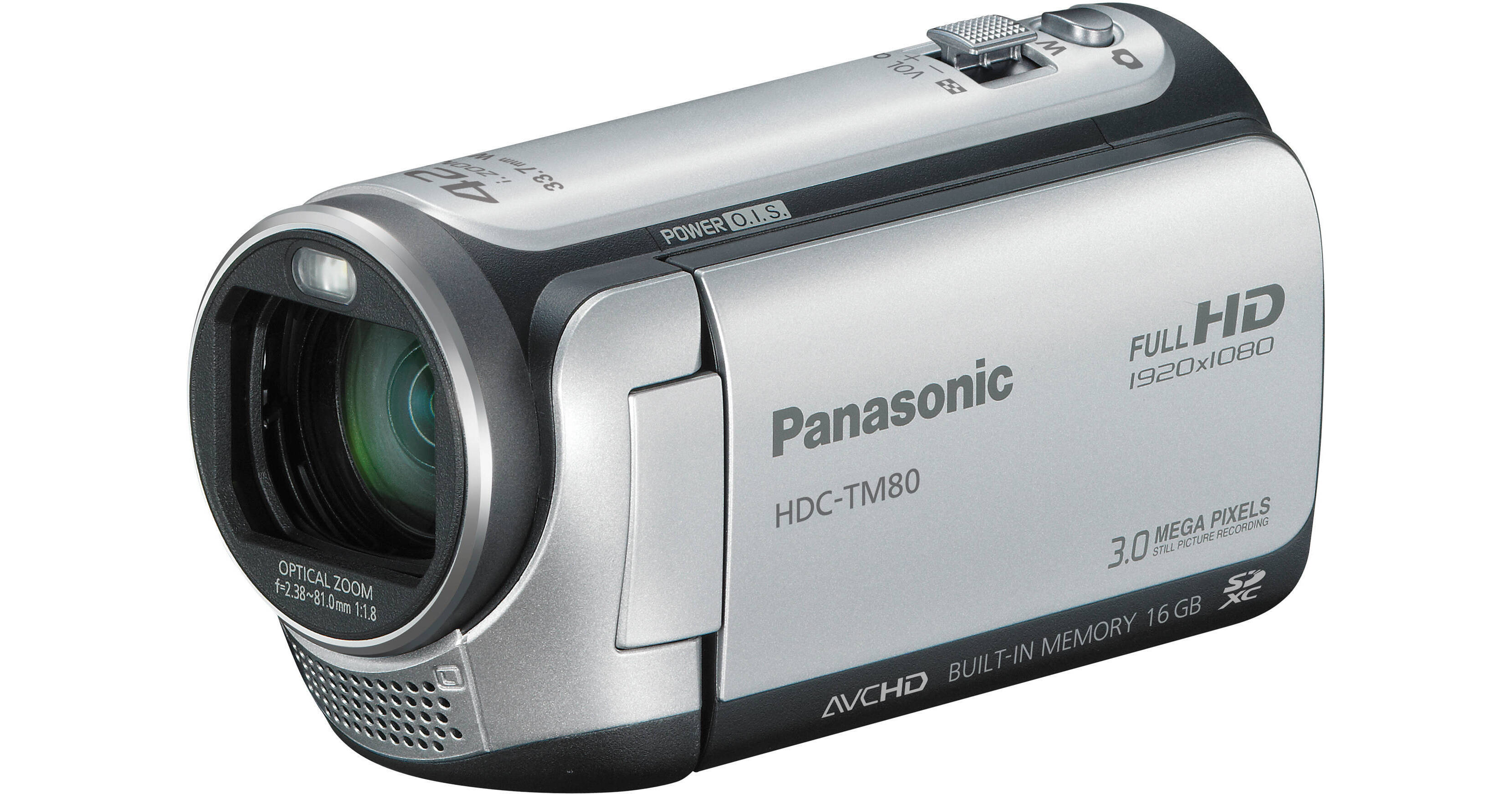 Panasonic HDC-TM80 High Definition Camcorder (Silver) HDC-TM80S