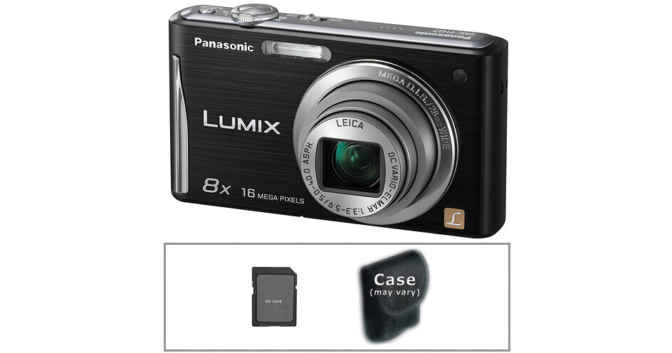 Panasonic Lumix DMC-FH27 Digital Camera with Basic Accessory Kit