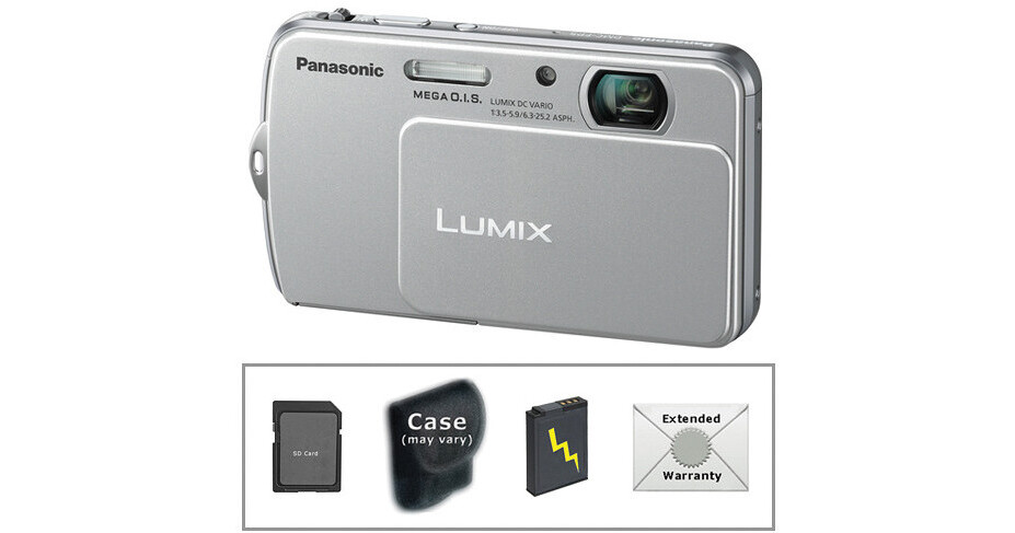 Panasonic Lumix DMC-FP5 Digital Camera with Deluxe Accessory Kit