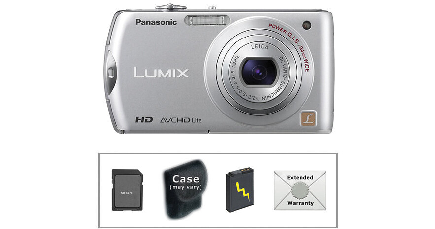 Panasonic Lumix DMC-FX75 Digital Camera with Deluxe Accessory