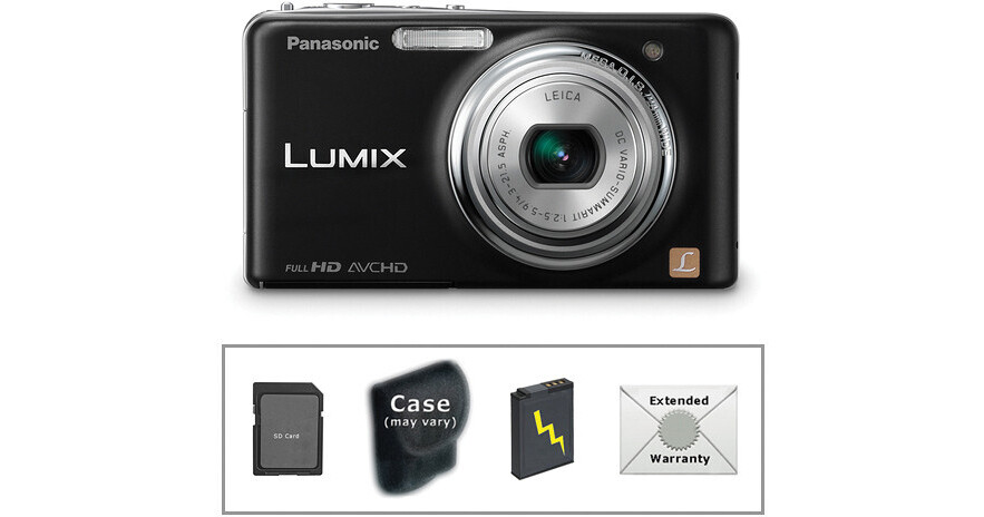 Panasonic Lumix DMC-FX78 Digital Camera with Deluxe Accessory