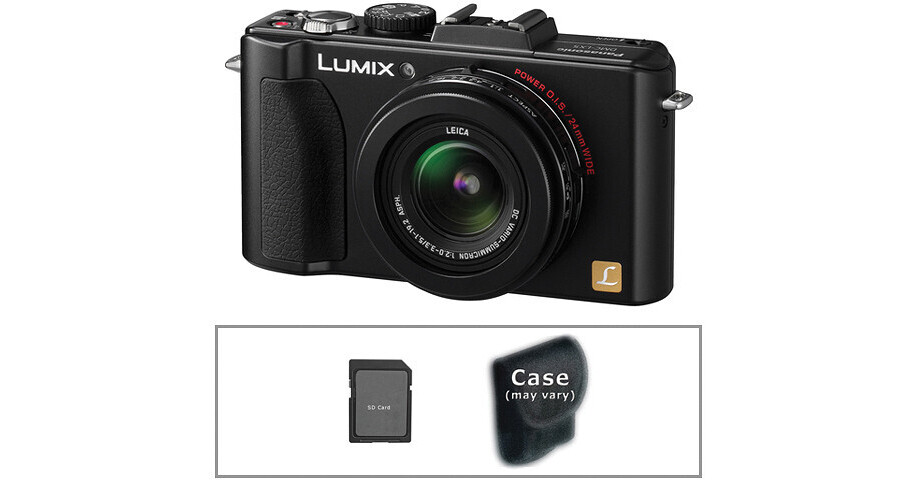 Panasonic Lumix DMC-LX5 Digital Camera with Basic Accessory Kit