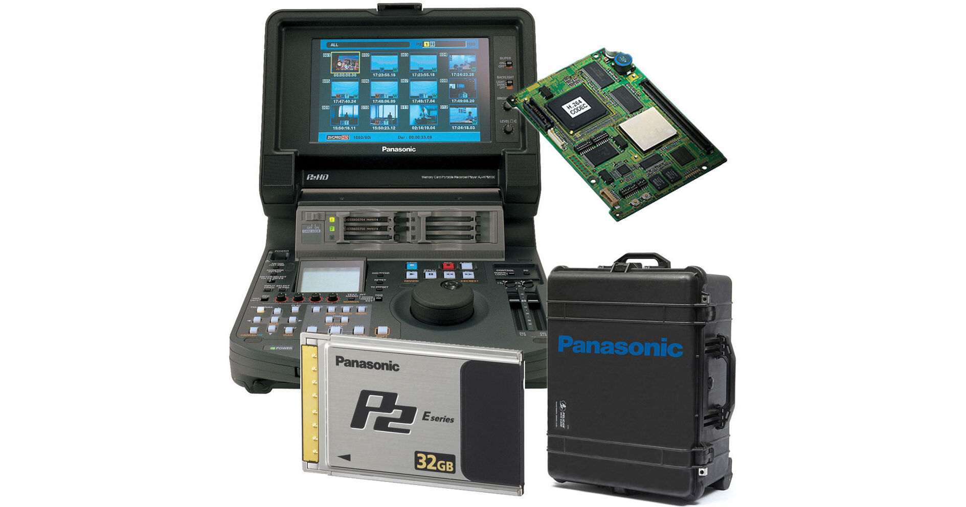 Panasonic AJ-HPM110 P2HD Portable P2 MOBILE 6 PACK-32GB B&H