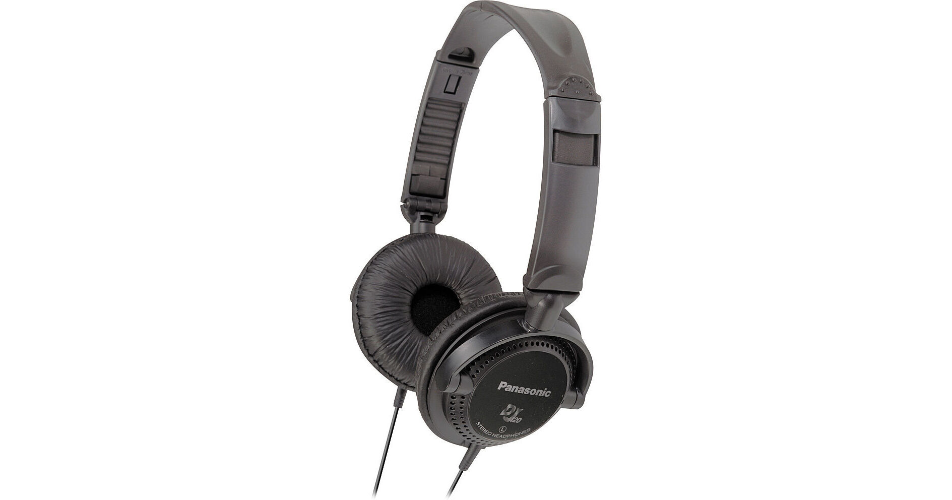Panasonic RP-DJ120 DJ-Style Stereo Headphones RP-DJ120-K B&H