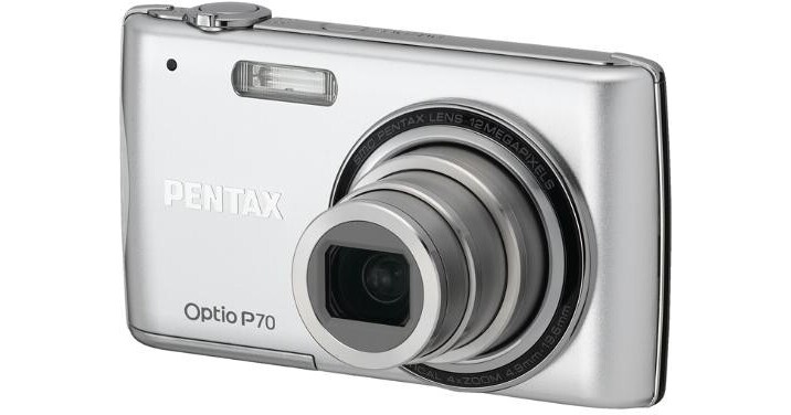 美品 PENTAX Optio P70 シルバー 1200万画素 4倍 Pentax Optio P70 Digital Camera (Silver) 17561 B&H Photo Video