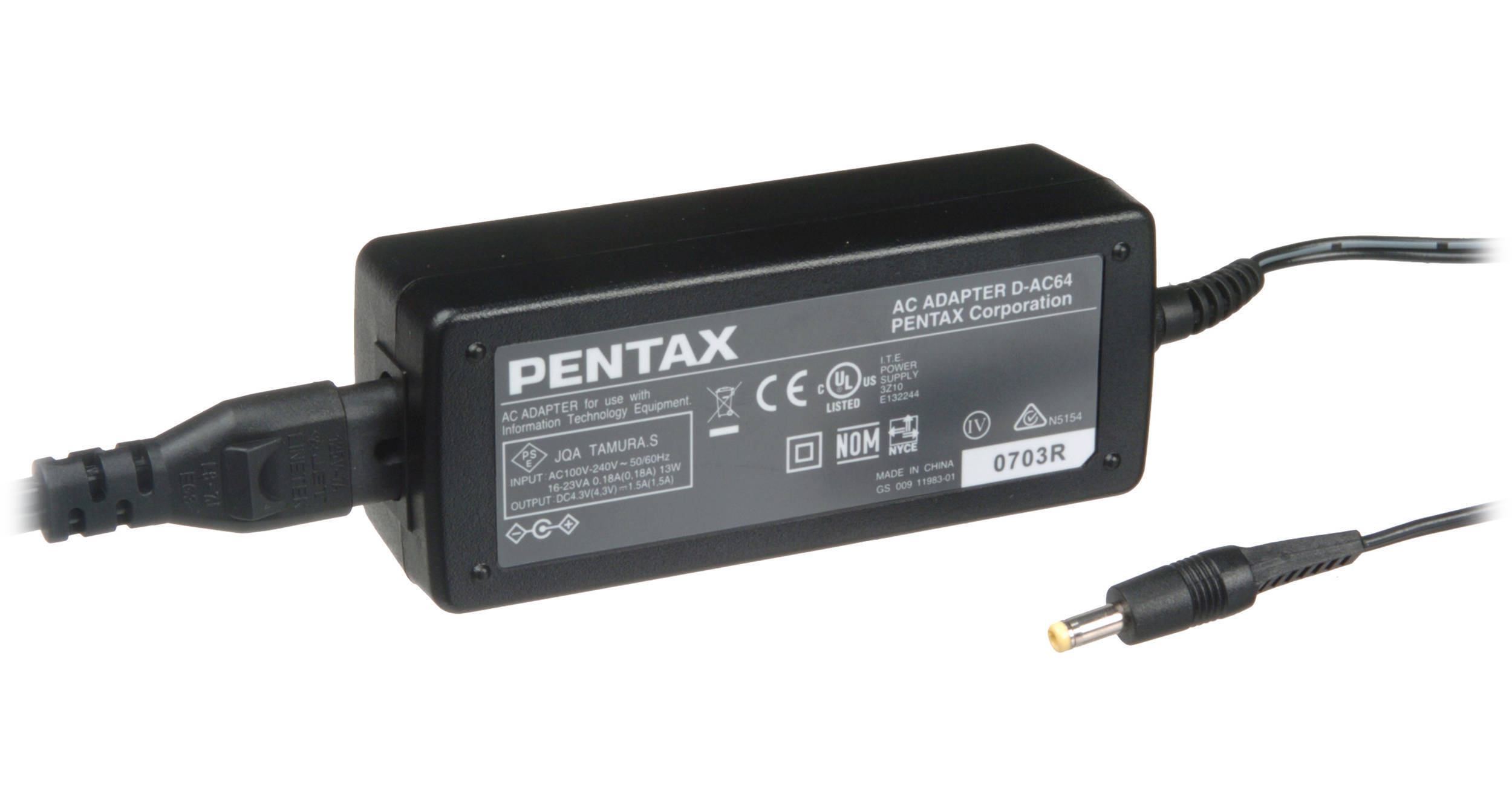 Pentax K-AC64U AC Adapter Kit 39592 B&H Photo Video