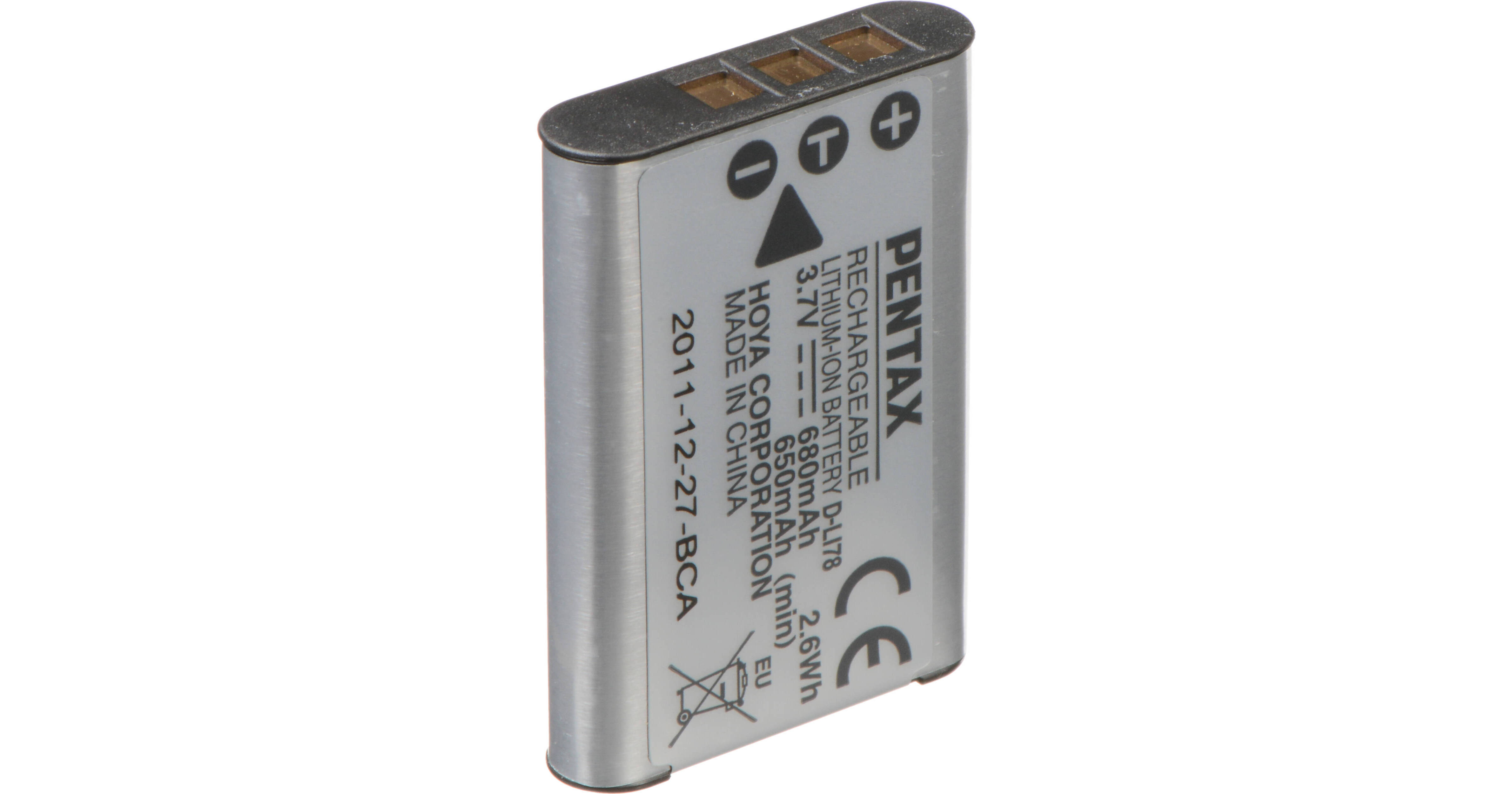 vhbw Accu compatibel met Pentax Optio 330, 330RS, 430, 430RS, 450, 550 camera Digicam DSLR (1000mAh, 3,6V, Li-Ion