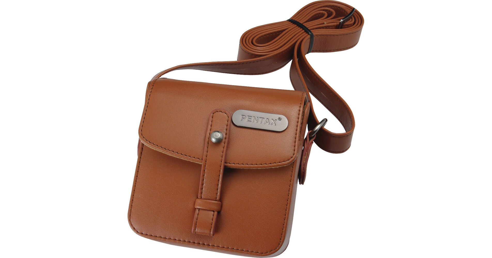 Pentax Q Vintage Leatherette Shoulder Bag (Brown) 85234 B&H