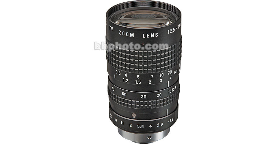 Pentax C31204 12.5mm to 75mm, f/1.8 C-Mount Lens C31204TH B&H