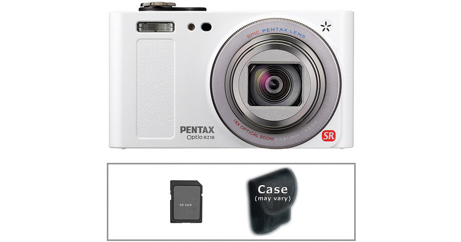 Pentax Optio RZ 18 Digital Camera with Basic Accessory Kit