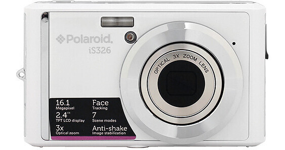 Polaroid iS326 Digital Camera (White) IS326-WHT B&H Photo Video
