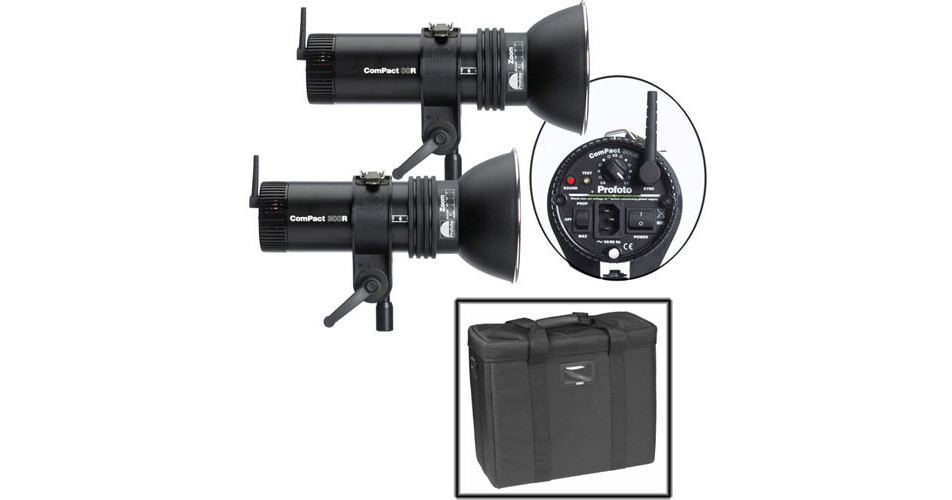 Profoto ComPact-R 300/600 Value Pack with Case (90-260VAC)