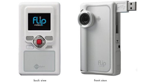 Flip Video Flip Video 1GB Camcorder - White F160W B&H Photo Video
